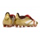 Scarpe adidas Predator 24 Elite FT FG Oro Met Bianco Rosso