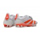 Scarpe adidas Predator 24 Elite FT FG Grigio Rosso
