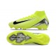 Nike Air Zoom Mercurial Superfly 10 Elite FG Volt Argento Nero