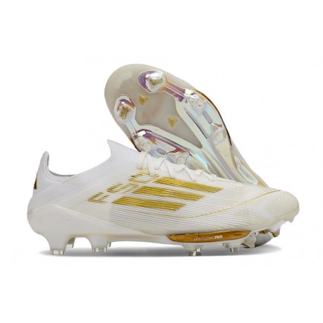 adidas F50+ Elite FG Nuovo Ftwr Bianco Oro Met Ftwr Bianco