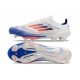 adidas F50+ Elite FG Nuovo Bianco Blu Lucido Rosso Solare