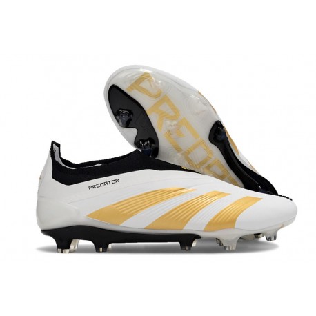 adidas - Predator 24 Elite LL FG Bianco Oro