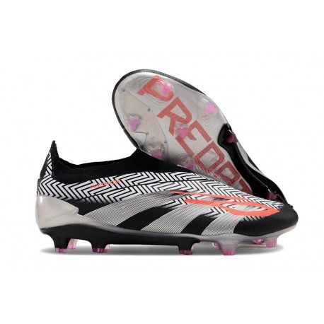 adidas - Predator 24 Elite LL FG Nero Argento Rosso