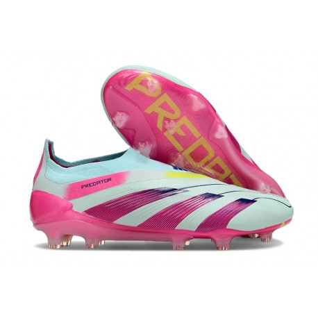 adidas - Predator 24 Elite LL FG Almost Blu Lucid Rosa Semi Giallo Solare