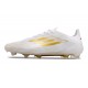 Scarpe da Calcio Adidas F50 Elite FG Ftwr Bianco Oro Met Ftwr Bianco