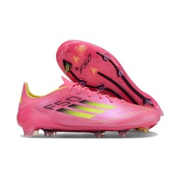 Scarpe da Calcio Adidas F50 Elite FG Rosa Giallo