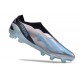 adidas - X Crazyfast.1 LL FG Scarpe Argento Metallico Bliss Blu Nero Core
