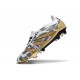 Scarpe adidas Predator 24 Elite FT FG Oro Metallizzato Bianco Grigio