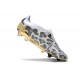 Scarpe adidas Predator 24 Elite FT FG Oro Metallizzato Bianco Grigio