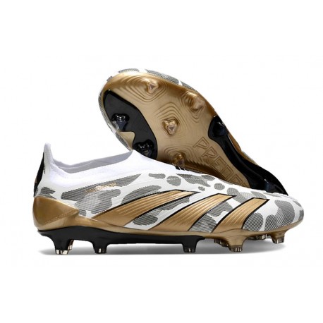 adidas - Predator 24 Elite LL FG Oro Bianco Grigio