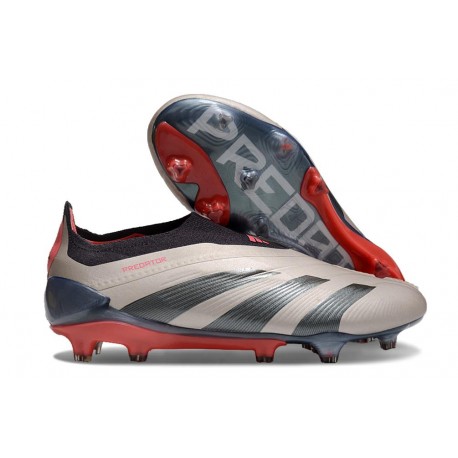 adidas - Predator 24 Elite LL FG Platin Met Nero Aurora Carbone