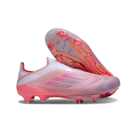 Scarpa da Calcio adidas F50+ FG Rosa Bianco
