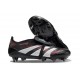 Scarpa Adidas Predator Elite Tongue FG Nero Grigio 4 Rosso Lucido