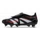 Scarpa Adidas Predator Elite Tongue FG Nero Grigio 4 Rosso Lucido