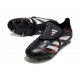 Scarpa Adidas Predator Elite Tongue FG Nero Grigio 4 Rosso Lucido