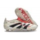 Scarpa Adidas Predator Elite Tongue FG Bianco Off Nero Core Rubino Puro