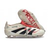Scarpa Adidas Predator Elite Tongue FG Bianco Off Nero Core Rubino Puro