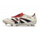 Scarpa Adidas Predator Elite Tongue FG Bianco Off Nero Core Rubino Puro