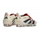 Scarpa Adidas Predator Elite Tongue FG Bianco Off Nero Core Rubino Puro