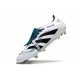 Scarpa Adidas Predator Elite Tongue FG Bianco Nero Ciano 