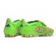 Scarpa Adidas Predator Elite Tongue FG Limone Lucido Rosa Lucido Blu Fusion