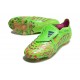 Scarpa Adidas Predator Elite Tongue FG Limone Lucido Rosa Lucido Blu Fusion