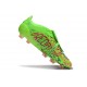 Scarpa Adidas Predator Elite Tongue FG Limone Lucido Rosa Lucido Blu Fusion