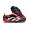 Scarpa Adidas Predator Elite Tongue FG Nero Bianco Rosso Vivido