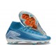 Nike Air Zoom Mercurial Superfly 10 Elite FG Blu Bianco