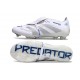 Adidas Predator Elite Tongue FG Bianco Argento Metallico Royal Acceso