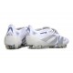 Adidas Predator Elite Tongue FG Bianco Argento Metallico Royal Acceso