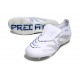 Adidas Predator Elite Tongue FG Bianco Argento Metallico Royal Acceso