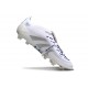 Adidas Predator Elite Tongue FG Bianco Argento Metallico Royal Acceso