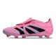 Scarpa Adidas Predator Elite Tongue FG Rosa Nero