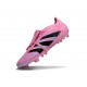 Scarpa Adidas Predator Elite Tongue FG Rosa Nero