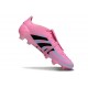 Scarpa Adidas Predator Elite Tongue FG Rosa Nero