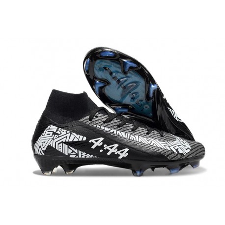 Nike Air Zoom Mercurial Superfly 10 Elite FG Nero Bianco