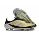 Adidas Scarpa F50 Elite Senza Lacci FG Oro Met Nero Bianco