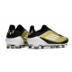 Adidas Scarpa F50 Elite Senza Lacci FG Oro Met Nero Bianco