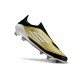 Adidas Scarpa F50 Elite Senza Lacci FG Oro Met Nero Bianco