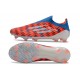 Scarpa Adidas Predator Elite Tongue FG Rosso Blu Bianco