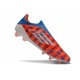Scarpa Adidas Predator Elite Tongue FG Rosso Blu Bianco