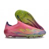 Adidas Scarpa F50 Elite Senza Lacci FG Rosa Giallo Viola