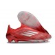 Adidas Scarpa F50 Elite Senza Lacci FG Rosso Argento