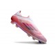 Adidas Scarpa F50 Elite Senza Lacci FG Rosa Bianco