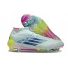 Adidas F50 Elite Mid FG Almost Blu Semi Blu Lucido Semi Giallo Solare