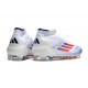 Adidas Scarpa F50 Elite Mid FG Ftwr Bianco Rosso Solare Blu Lucido