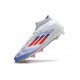 Adidas Scarpa F50 Elite Mid FG Ftwr Bianco Rosso Solare Blu Lucido