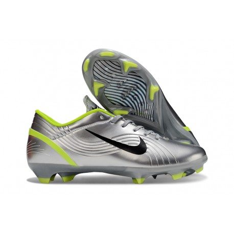 Scarpa da Calcio Nike Mercurial Vapor 16 Elite FG Argento Nero