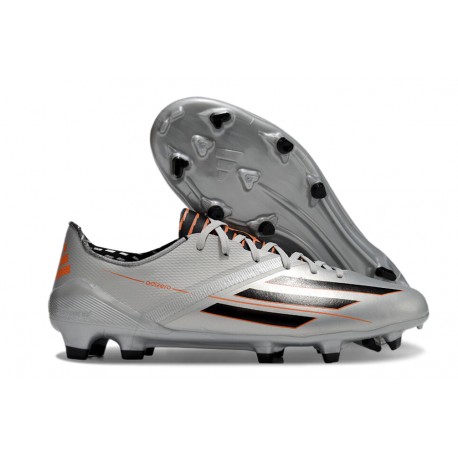Scarpe da Calcio Adidas F50 Elite FG Argento Nero